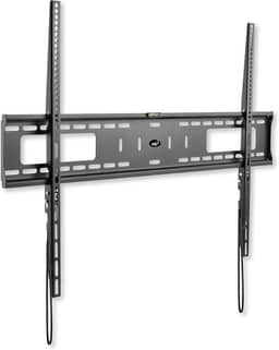 ELG, N01V8, Suporte Fixo de Parede Para Telas Gigantes, TVs de 55" a 100", Capacidade Até 75kg, Com Trava de Segurança, Perfil Ultra Slim e Engate Rápido, Preto