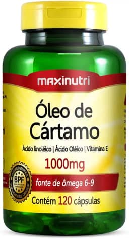 Óleo de Cártamo 1000mg - 120 Cáps., Maxinutri