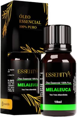 Óleo Essencial de Melaleuca 10ml 100% Puro – Cuidados com a Pele, Tea Tree Natural, Vegano, Aromaterapia – ESSENITY