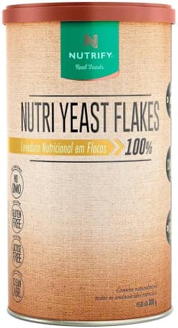 Nutrify - Levedura em Flocos Nutri Yeast Flakes - 300g - Neutro