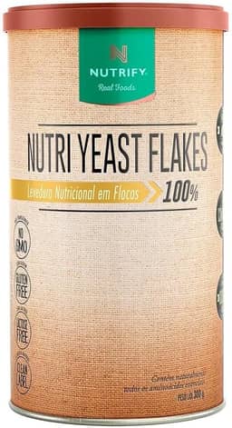 Nutrify - Levedura em Flocos Nutri Yeast Flakes - 300g - Neutro