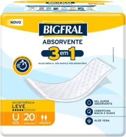 Bigfral Absorvente 20 unidades
