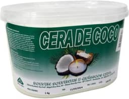 Cera de Coco Para Velas Solven Original 100% Vegetal Branca Pura 1kg