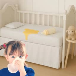 Capa Protetora de Colchão Berço Americano e Mini Cama Premium Anti Xixi Anti Ácaro Impermeável Não Esquenta Não Faz Barulho 130x70x12cm