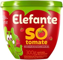 EXTRATO ELEFANTE SO TOMATE 300G