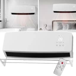 Ar Condicionado Portátil 1800W Aquecimento e Resfriamento Controle Remoto e Toque