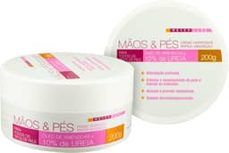 WEVER CARE Creme Hidratante para Mãos e Pés com 10% de Ureia e Óleo de Amêndoas, Rápida Absorção, 200g