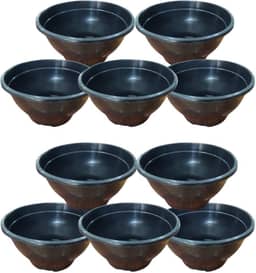 Kit 10 Vasos Cuia 18 Para Plantas E Orquídeas Novos