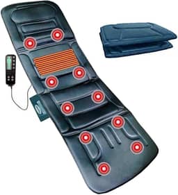 Esteira Massageadora c/ 10 Motores e Aquecimento, Bioland, PRETO