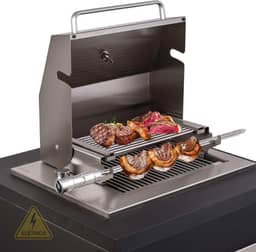 Churrasqueira Elétrica Grill de Embutir com Tampa Diamond Premium 127V Titan