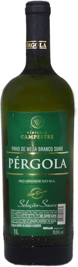 VINHO BRANCO SUAVE SELECAO PERGOLA 1 LT
