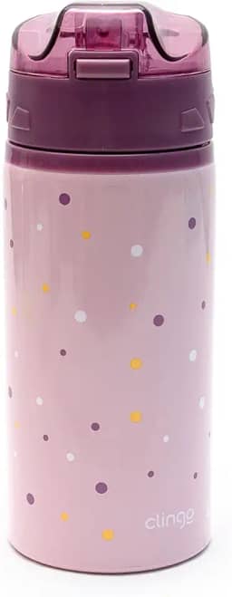 Clingo Garrafa em Alumínio Infantil 580 ml, Bebê Fresh, Roxo