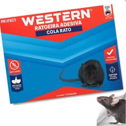 Kit com 5 Cola Rato Controle de Pragas Ratoeira Adesiva, Grande para Controle de Roedores, Uso Comercial e Doméstico