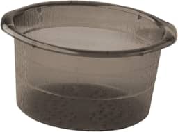 oshhni Bacia para escalda-pés, portátil, conveniente, versátil com alças, banheira para imersão de pés, banheira para massagem em casa, Preto