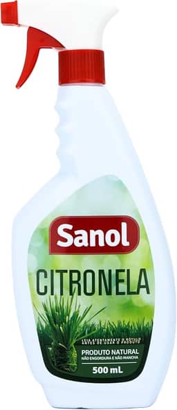 Sanol Dog Citronela - Gatilho Para Evitar Moscas E Mosquitos 500 Ml Branco