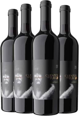 Kit com 4 - Vinho Tinto Carmenere Reserva Cuentos Del Fuego 750ml