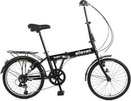 BICICLETA ARO 20 6V DOBRÁVEL DUBLY URBAN PRETO/BRANCO