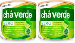 Kit 02 Chá Verde Solúvel Zero Calorias Limão 250g Maxinutri