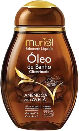 Sabonete Líquido Óleo De Banho Amêndoa Com Avelã 230ml.