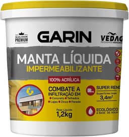 MANTA LÍQUIDA IMPERMEABILIZANTE 1,2KG BRANCA