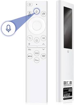 Controle remoto de TV solar BN59-01391A para Samsung Smart TV Frame TV Remote com função de alimentação de célula solar recarregável por voz, adequado para Samsung 2021-2023 Neo QLED The Frame e 4K 8K