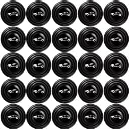 Botão Borracha Anti Impacto Amortecedor Protetor Porta Carro Almofada Silicone Adesivo Portas Carros Antichoque silêncio(6 Unidades)