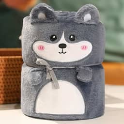 Cobertores de lã de flanela cinza, cobertor macio leve felpudo aconchegante de microfibra, manta de lã fofa para viagem, decorativo, 101 x 76 cm