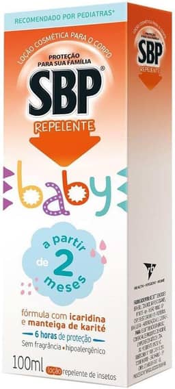 Repelente para Bebê SBP Baby Loção Corporal com Icaridina 100ml