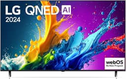 Smart TV LG 55" 4K QNED Processador a5 Ger7 AI Alexa/Chromecast Integrado e webOS 24-55QNED80TSA