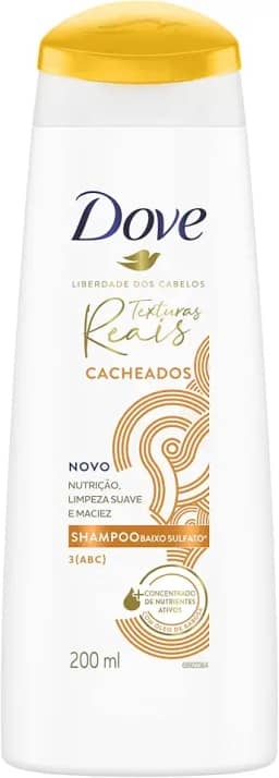 Dove Shampoo Texturas Reais Cacheados 200 Ml