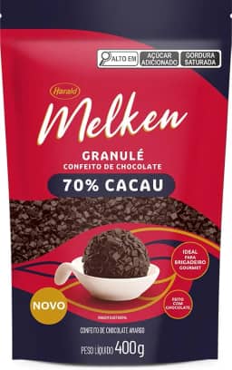 Chocolate Granulado Meio Amargo Granulé 400G Melken Harald