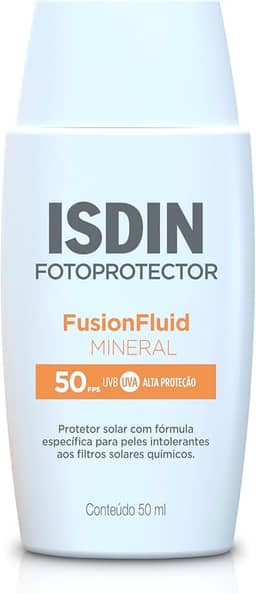 ISDIN Protetor Solar Facial Fusion Fluid Mineral FPS 50-50ml
