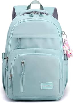 Mochila Impermeável Feminina Escolar Fashion Mochila Nylon Casual Feminina de Grande Capacidade para Notebook de 15,6 polegadas