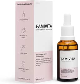 Óleo de Rosa Mosqueta Famivita - Evita Estrias na Gravidez