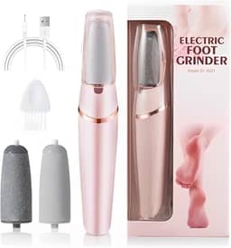Lixa de Pé Elétrica Recarregavel | Controle de Velocidades | Removedor de Calos | Lixa Para Pés Recarregável Com Lixa Extra | Portátil | Spa dos Pés | Raspador de Pés | Pedicure Profissional