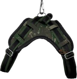 Coleira com Regulagem e Guia Peitoral Cachorro Grande Guia Doberman Pitbull Anti Puxão coleira cachorro (CAMUFLADO,G)