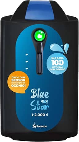 Panozon Blue Star 2000 – Tratamento Natural com Ozônio para Piscinas de Até 50.000 Litros (com sensor de geração de ozônio)