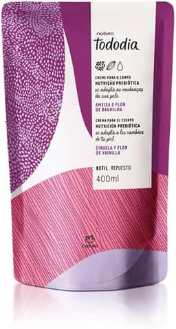 Refil Hidratante Ameixa e Flor de Baunilha Todo Dia Natura 400ml