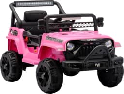 Carrinho Elétrico Infantil Mini Jipe Ride On 12v Maxi Toys (Rosa)