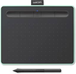 Mesa Digitalizadora Wacom Bluetooth Pequena Intuos Criativa - CTL4100WLE0, Verde e Preta, Pequeno