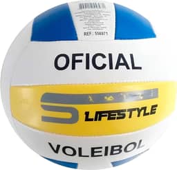 Bola de Vôlei Oficial Tamanho 5 – Quadra e Praia – Material em couro Sintético Premium, Costura Reforçada – Treino e Competição – Lifestyle (Sortidas)