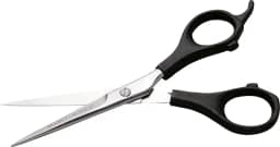 Marco Boni Tesoura Profissional Fio Laser P/ Corte Cabelo 6'' Cabo Plástico Aço Inox 1706 Preto 1 Unidade