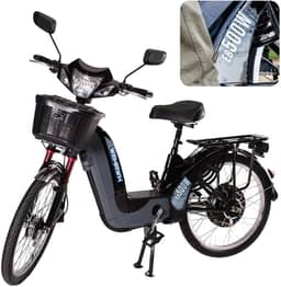 Bicicleta Elétrica Motor 500w Wehawk Hw03 Bateria Recarregável