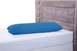 Fronha Travesseiro De Corpo Pele De Pêssego 1,35x0,45 Xuxão azul