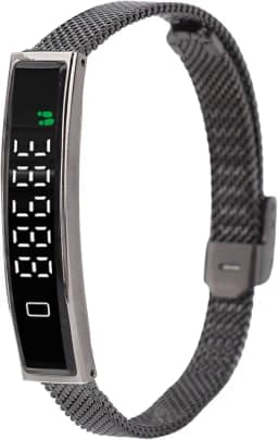 SUNGOOYUE Pulseira Inteligente, Pulseira de Saúde Rastreador de Fitness Com Aplicativo de Controle de Câmera Remota 5.3 para Telefones Rastreamento de Natação à Prova D'água (Preta)