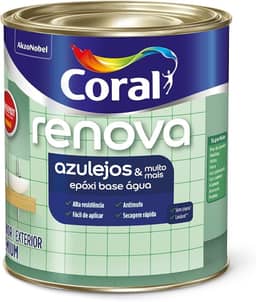 RENOVA AZULEJOS & MUITO MAIS ACETINADO BRANCO 900ML - CORAL
