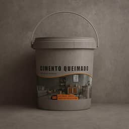 Revestimento Cimento Queimado Piso E Parede Pronto Pra Uso 5Kg