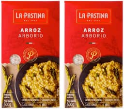 Arroz Arborio Italiano La Pastina Tipo 1-500g (2 Unidades)
