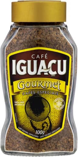 Café Solúvel Liofilizado Iguaçu Gourmet Vidro 100g