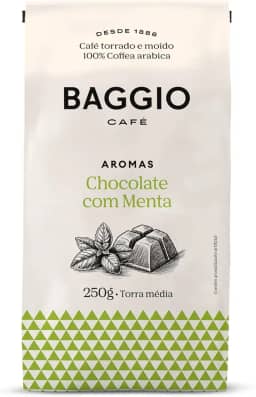 Baggio Café Café Torrado e Moído Aroma de Chocolate com Menta 250g